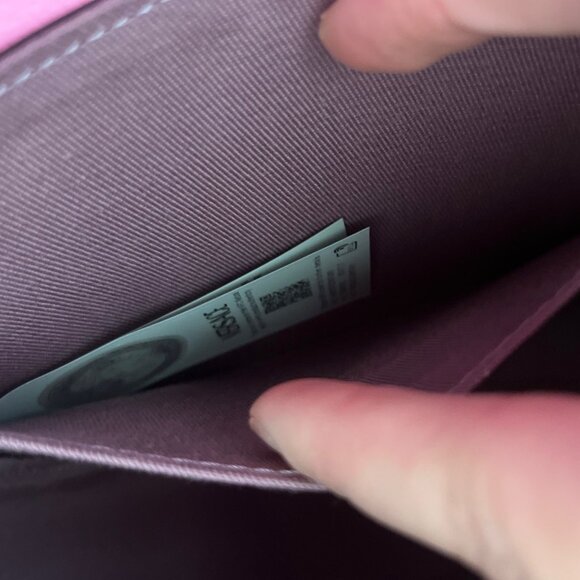 Pink Versace La Medusa Vitello Crossbody Purse and Card Case Set - Picture 12 of 12